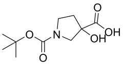 1-[(tert-butoxy)carbonyl]-3-hydroxypyrrolidine-3-carboxylic acid