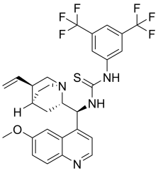 1-[3,5-bis(trifluoromethyl)phenyl]-3-[(S)-[(1S,2S,4S,5R)-5-ethenyl-1-azabicyclo[2.2.2]octan-2-yl](6-methoxyquinolin-4-yl)methyl]thiourea