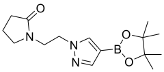 1-{2-[4-(tetramethyl-1,3,2-dioxaborolan-2-yl)-1H-pyrazol-1-yl]ethyl}pyrrolidin-2-one