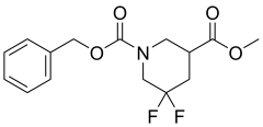 1-benzyl 3-methyl 5,5-difluoropiperidine-1,3-dicarboxylate