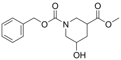 1-benzyl 3-methyl 5-hydroxypiperidine-1,3-dicarboxylate