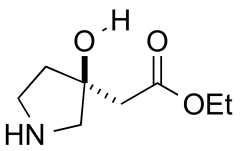 ethyl 2-(3-hydroxypyrrolidin-3-yl)acetate hydrochloride