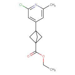 ethyl 3-(2-chloro-6-methylpyridin-4-yl)bicyclo[1.1.1]pentane-1-carboxylate