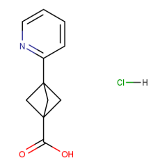 3-(pyridin-2-yl)bicyclo[1.1.1]pentane-1-carboxylic acid hydrochloride