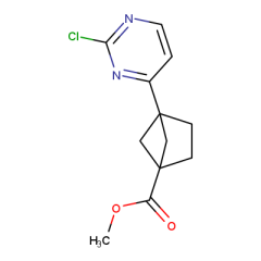 methyl 4-(2-chloropyrimidin-4-yl)bicyclo[2.1.1]hexane-1-carboxylate