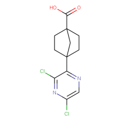 4-(3,5-dichloropyrazin-2-yl)bicyclo[2.2.1]heptane-1-carboxylic acid