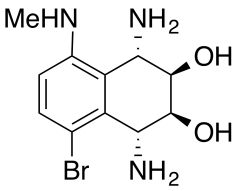 (1S,2R,3S,4R)-1,4-diamino-5-bromo-8-(methylamino)-1,2,3,4-tetrahydronaphthalene-2,3-diol (racemic)