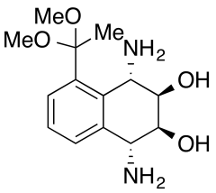 (1R,2S,3R,4S)-1,4-diamino-5-(1,1-dimethoxyethyl)-1,2,3,4-tetrahydronaphthalene-2,3-diol (racemic)