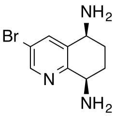 (5S,8R)-3-bromo-5,6,7,8-tetrahydroquinoline-5,8-diamine (racemic)