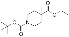 1-tert-butyl 4-ethyl 4-methylpiperidine-1,4-dicarboxylate