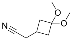 2-(3,3-dimethoxycyclobutyl)acetonitrile