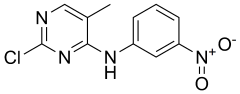 2-chloro-5-methyl-n-(3-nitrophenyl)pyrimidin-4-amine