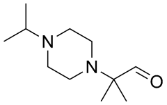 2-methyl-2-[4-(propan-2-yl)piperazin-1-yl]propanal