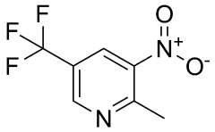 2-methyl-3-nitro-5-(trifluoromethyl)pyridine