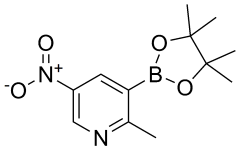 2-methyl-5-nitro-3-(tetramethyl-1,3,2-dioxaborolan-2-yl)pyridine