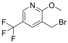 3-(bromomethyl)-2-methoxy-5-(trifluoromethyl)pyridine