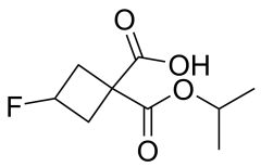 3-fluoro-1-[(propan-2-yloxy)carbonyl]cyclobutane-1-carboxylic acid