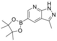 3-methyl-5-(tetramethyl-1,3,2-dioxaborolan-2-yl)-1H-pyrazolo[3,4-b]pyridine