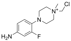 4-(4-amino-2-fluorophenyl)-1-(chloromethyl)-1-methylpiperazin-1-ium