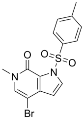 4-bromo-6-methyl-1-(4-methylbenzenesulfonyl)-1H,6H,7H-pyrrolo[2,3-c]pyridin-7-one