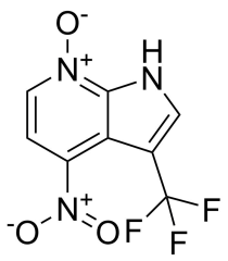 4-nitro-3-(trifluoromethyl)-7-azaindole-7-oxide