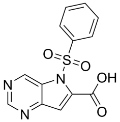 5-Benzenesulfonyl-5H-pyrrolo[3,2-d]pyrimidine-6-carboxylic acid