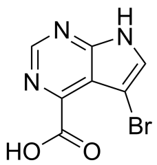 5-bromo-7H-pyrrolo[2,3-d]pyrimidine-4-carboxylic acid