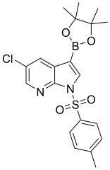 5-chloro-3-(4,4,5,5-tetramethyl-1,3,2-dioxaborolan-2-yl)-1-tosyl-1h-pyrrolo[2,3-b]pyridine