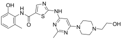 N-(2-hydroxy-6-methylphenyl)-2-((6-(4-(2-hydroxyethyl)piperazin-1-yl)-2-methylpyrimidin-4-yl)amino)thiazole-5-carboxamide