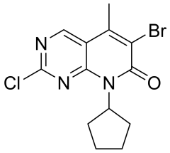 6-bromo-2-chloro-8-cyclopentyl-5-methyl-7H,8H-pyrido[2,3-d]pyrimidin-7-one