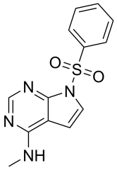 7-(benzenesulfonyl)-N-methyl-7H-pyrrolo[2,3-d]pyrimidin-4-amine