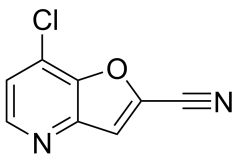 7-chlorofuro[3,2-b]pyridine-2-carbonitrile