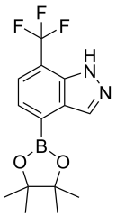 4-(4,4,5,5-tetramethyl-1,3,2-dioxaborolan-2-yl)-7-(trifluoromethyl)-1H-indazole