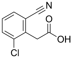 2-(2-chloro-6-cyanophenyl)acetic acid