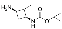 cis-3-(boc-amino)-2,2-dimethylcyclobutylamine
