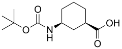 cis-3-{[(tert-butoxy)carbonyl]amino}cyclohexane-1-carboxylic acid