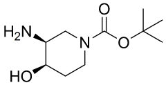 tert-butyl cis-3-amino-4-hydroxypiperidine-1-carboxylate