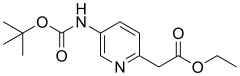 ethyl 2-(5-{[(tert-butoxy)carbonyl]amino}pyridin-2-yl)acetate