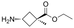 ethyl trans-3-amino-1-methylcyclobutanecarboxylate hydrochloride