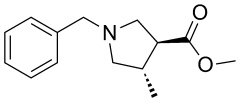 methyl (3S,4S)-1-benzyl-4-methylpyrrolidine-3-carboxylate