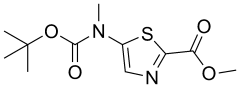 methyl 5-{[(tert-butoxy)carbonyl](methyl)amino}-1,3-thiazole-2-carboxylate