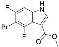 methyl 5-bromo-4,6-difluoro-1H-indole-3-carboxylate