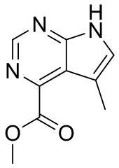 methyl 5-methyl-7H-pyrrolo[2,3-d]pyrimidine-4-carboxylate