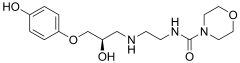 bis(n-(2-{[(2r)-2-hydroxy-3-(4-hydroxyphenoxy)propyl]amino}ethyl)morpholine-4-carboxamide) oxalate