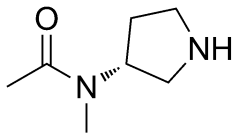 N-methyl-N-[(3R)-pyrrolidin-3-yl]acetamide hydrochloride
