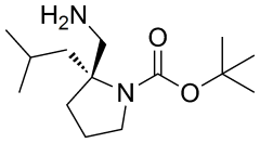 tert-butyl (2R)-2-(aminomethyl)-2-(2-methylpropyl)pyrrolidine-1-carboxylate