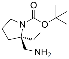 tert-butyl (2R)-2-(aminomethyl)-2-ethylpyrrolidine-1-carboxylate