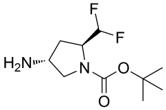 tert-butyl (2S,4R)-4-amino-2-(difluoromethyl)pyrrolidine-1-carboxylate