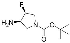 tert-butyl (3R,4S)-3-amino-4-fluoropyrrolidine-1-carboxylate