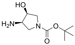 tert-butyl (3R,4S)-3-amino-4-hydroxypyrrolidine-1-carboxylate